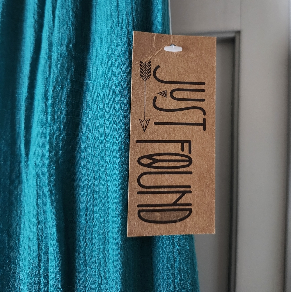 Tiered Teal Maxi Skirt - Picture 5 of 6